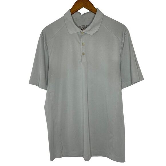 Nike Golf Pro Performance Gray Short Sleeve Shirt Size Large Men’s - Picture 1 of 10